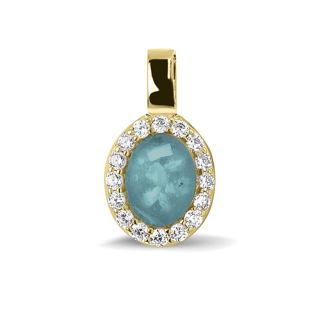 Oval Gem Pendant