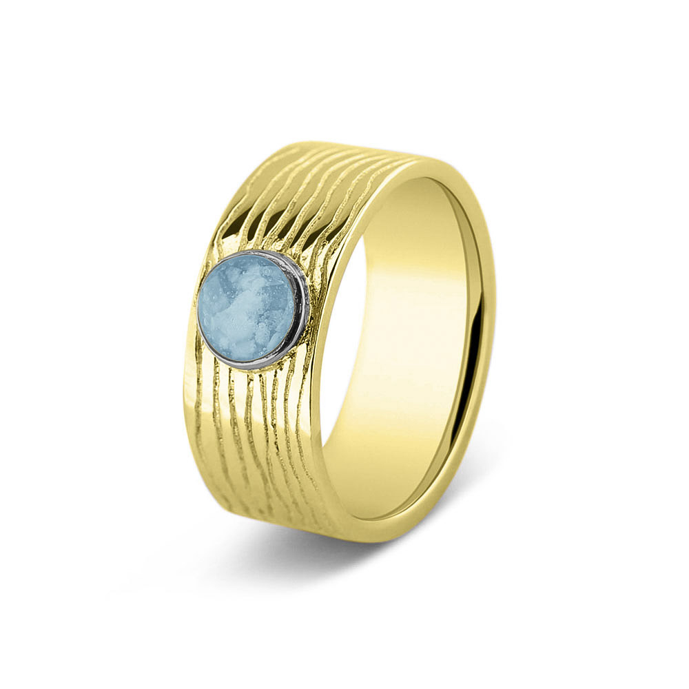 Horizontal Wrinkle Ring
