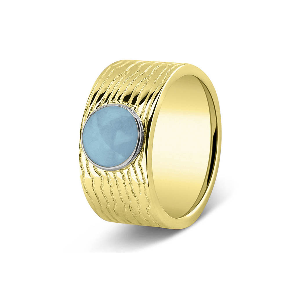 Horizontal Wrinkle Ring