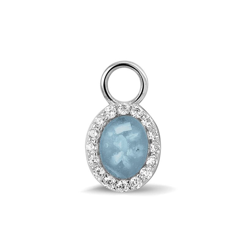 Gem Oval Ear Pendants - Afbeelding 2
