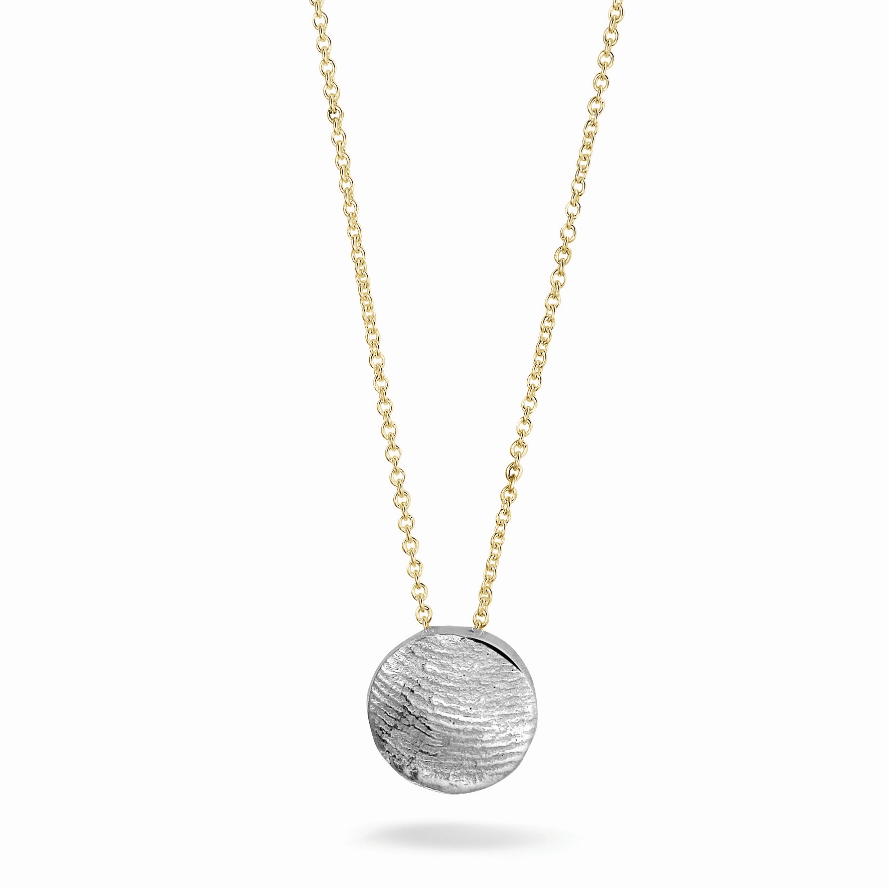 Organic Fingerprint Coin Lasered