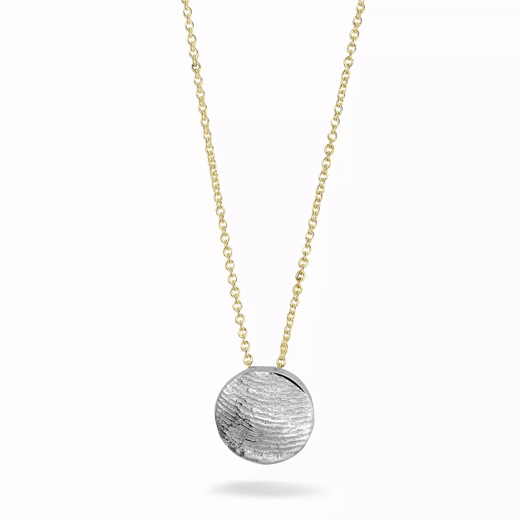 Organic Fingerprint Coin Casted