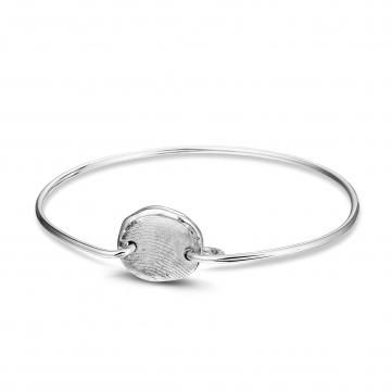 Organic lasered Fingerprint Bangle