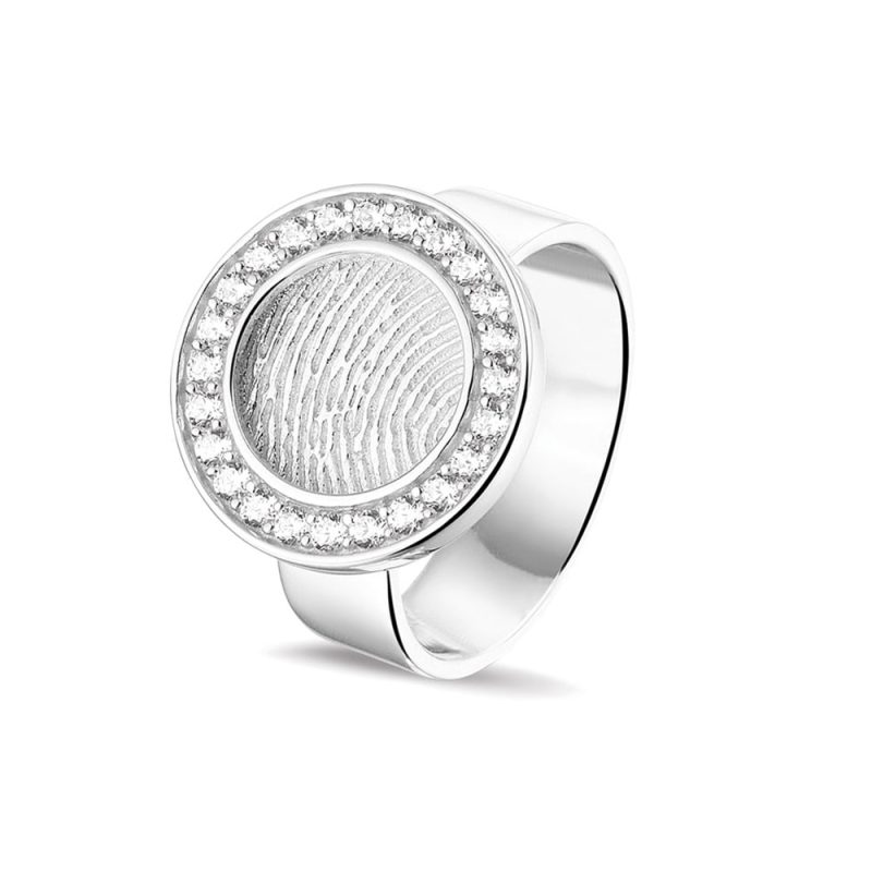 Fingerprint Disk Ring - Afbeelding 2