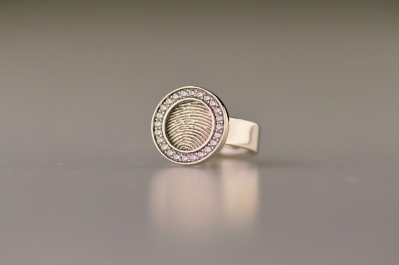 Fingerprint Disk Ring - Afbeelding 5