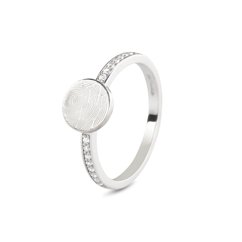 Gem Signet Disk Ring - Afbeelding 2