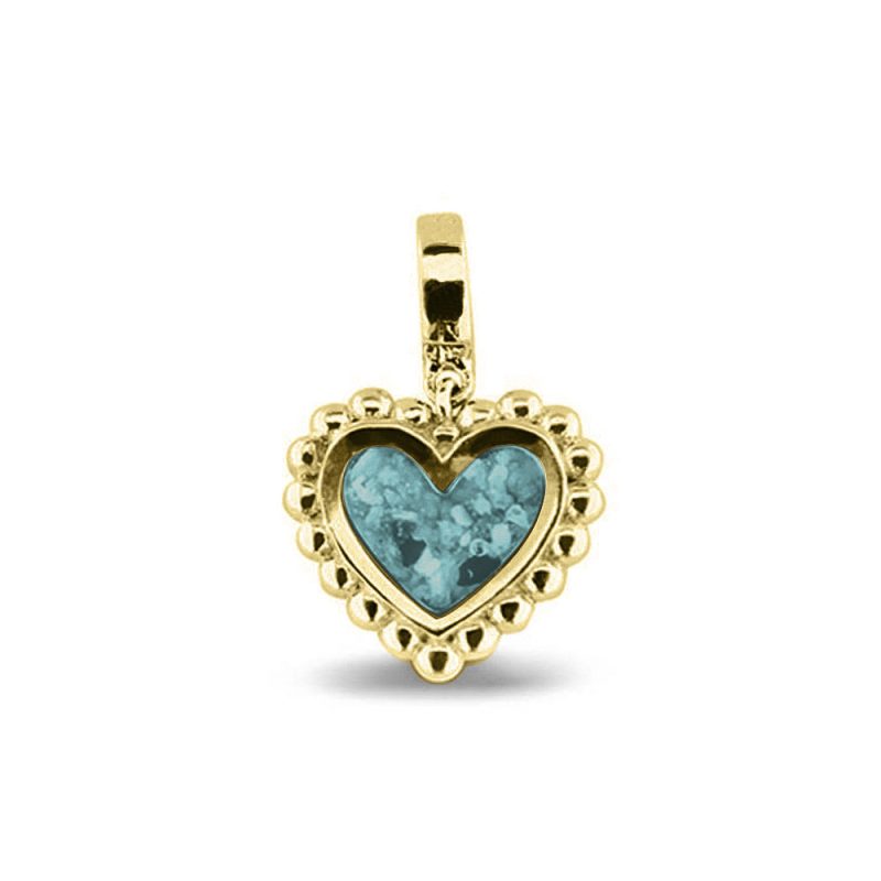 Heart Bubble Pendant Charm