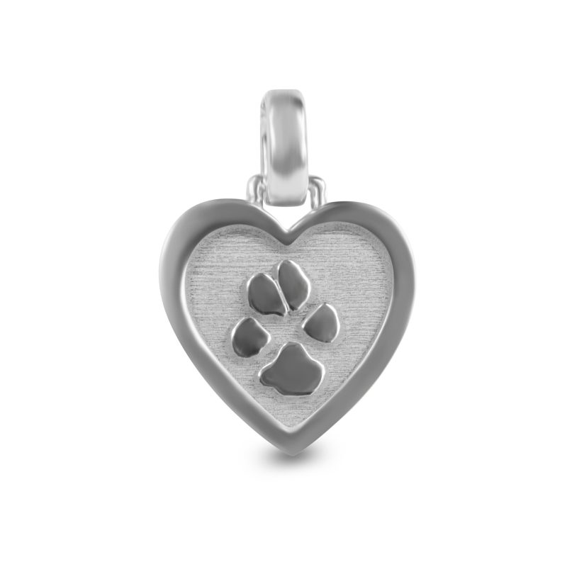 Paw Print Heart Pendant - Afbeelding 2