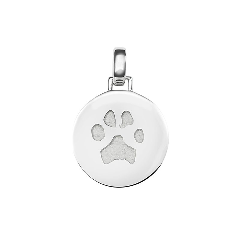 Paw Print Round Pendant - Afbeelding 2