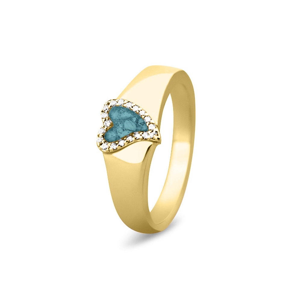 Gems Heart Ring