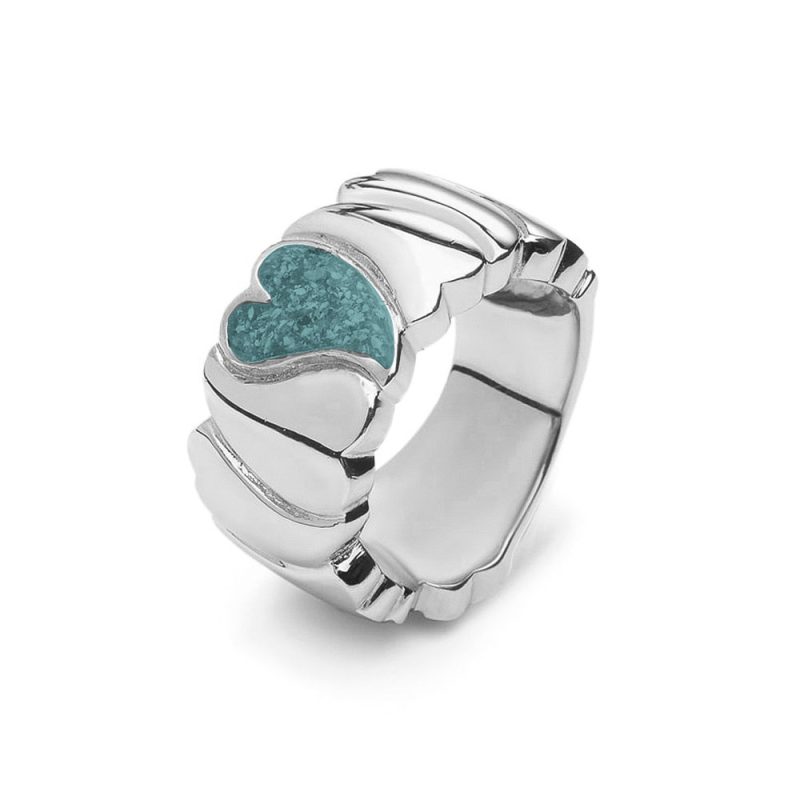 Wide Heart Ring - Afbeelding 3