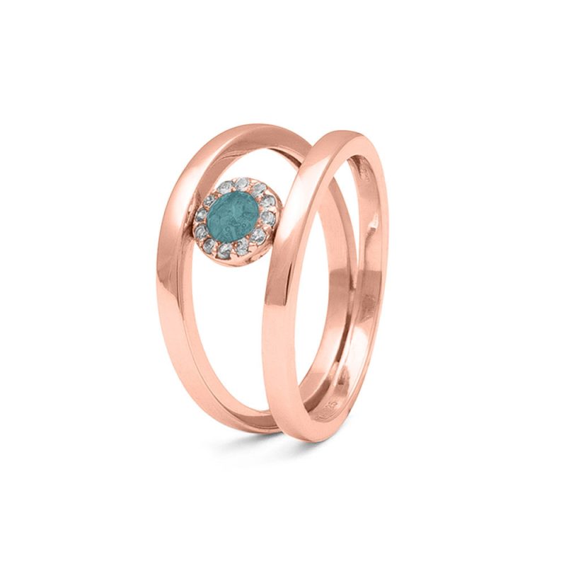 Double Band Gems Ring - Afbeelding 3
