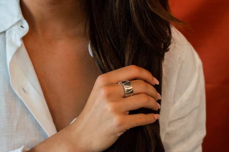 Wide Heart Ring - Afbeelding 2