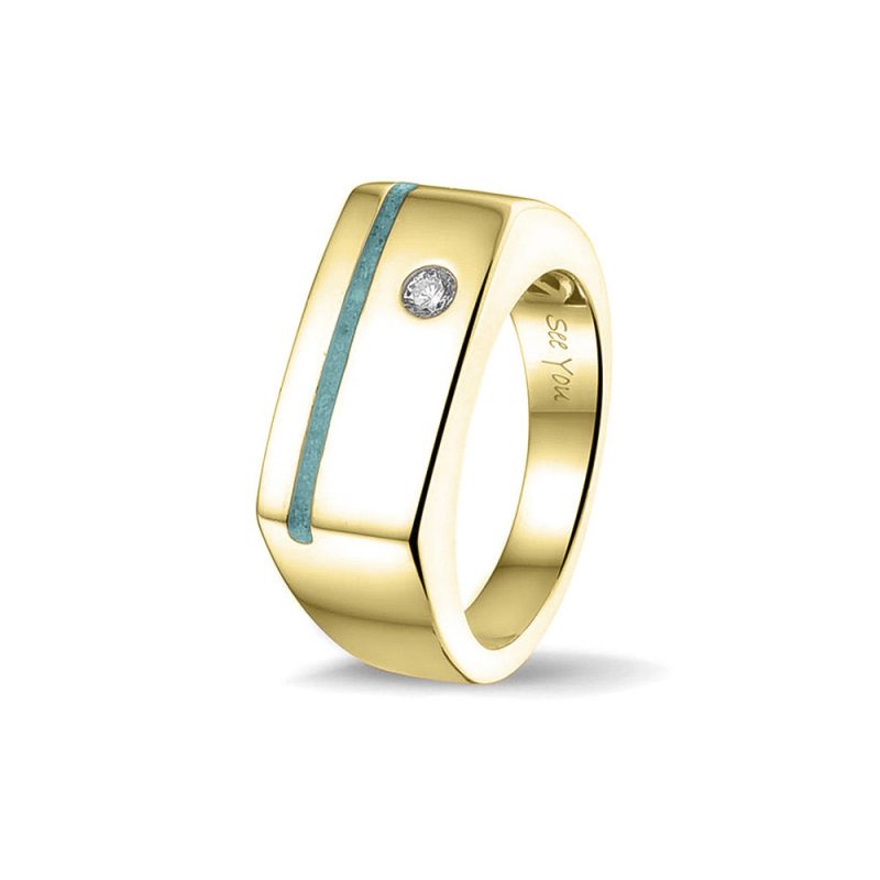 Stripe Gem Ring