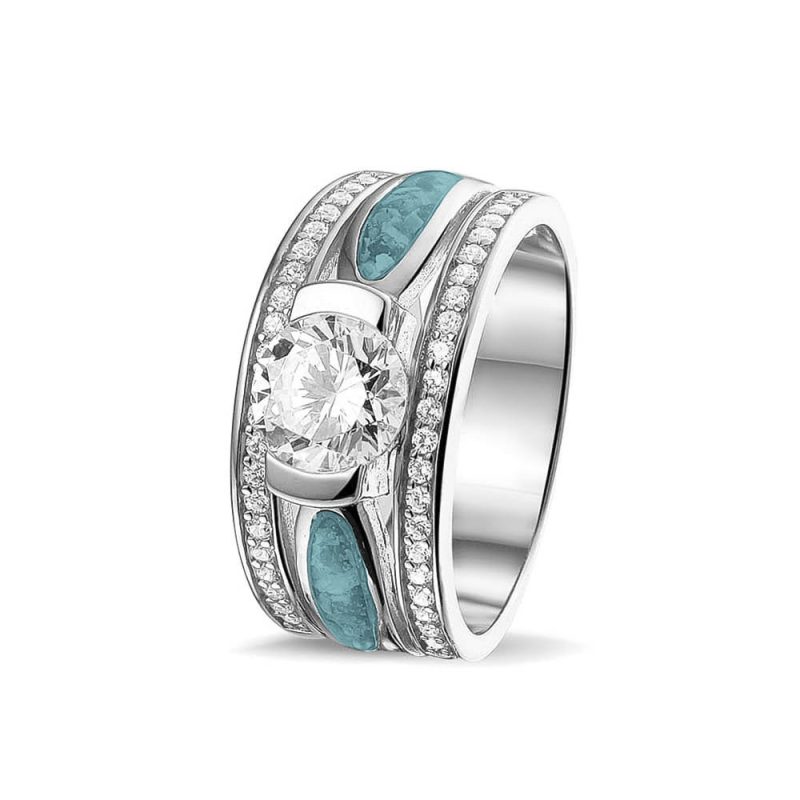 Multiple gem ring with two compartments - Afbeelding 2