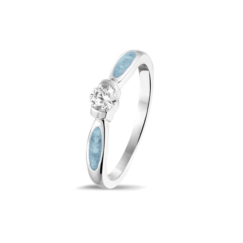 Solitair ring with two compartments - Afbeelding 3