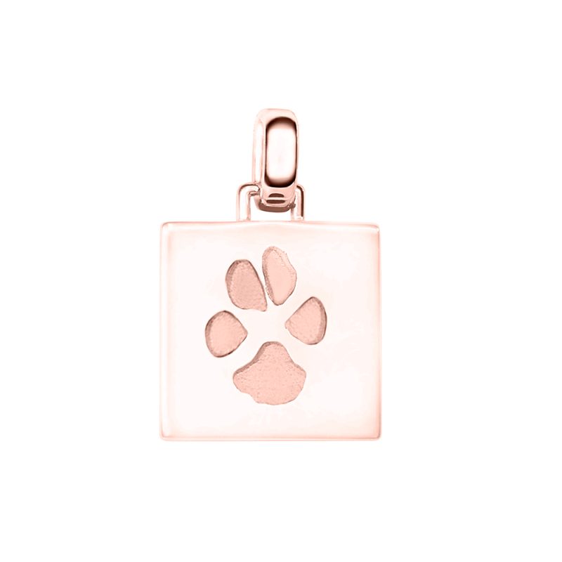 Square Paw Print Pendant - Afbeelding 4
