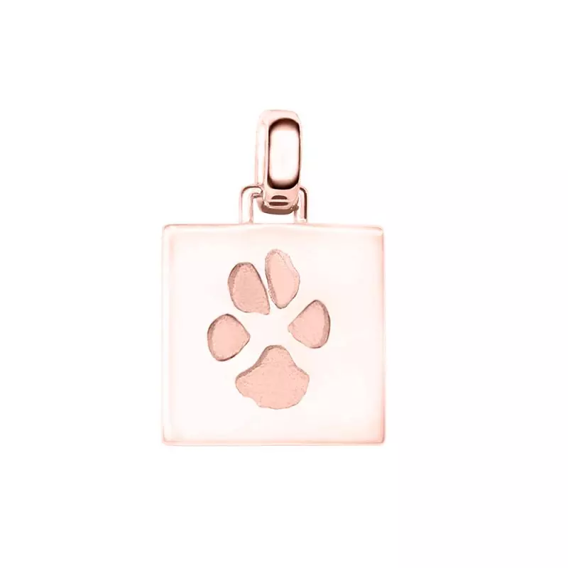 Square Paw Print Pendant - Afbeelding 4