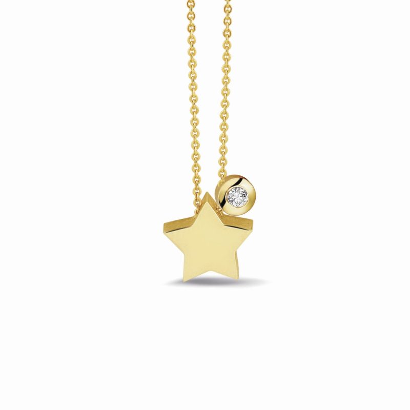 Mini Star Necklace with stone