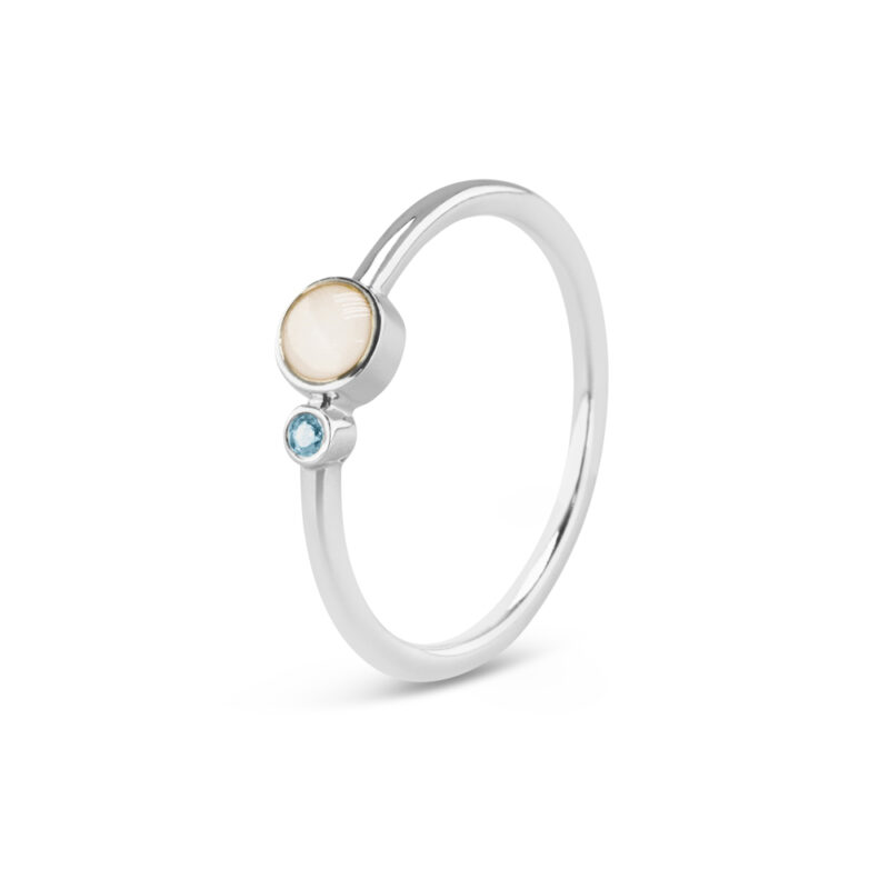 Single Band Birthstone Ring - Afbeelding 3