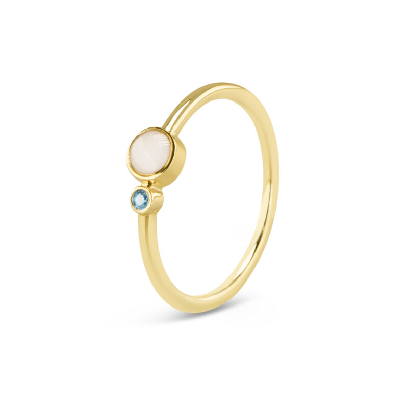 Single Band Birthstone Ring