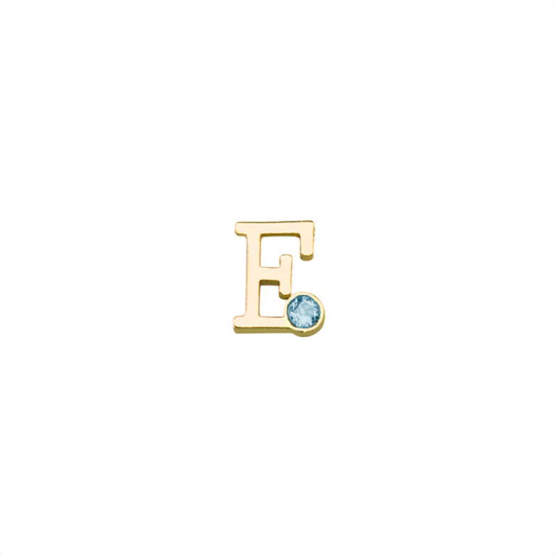 See You Initial Birthstone