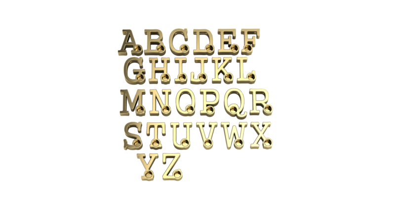 See You Initial Birthstone - Afbeelding 5