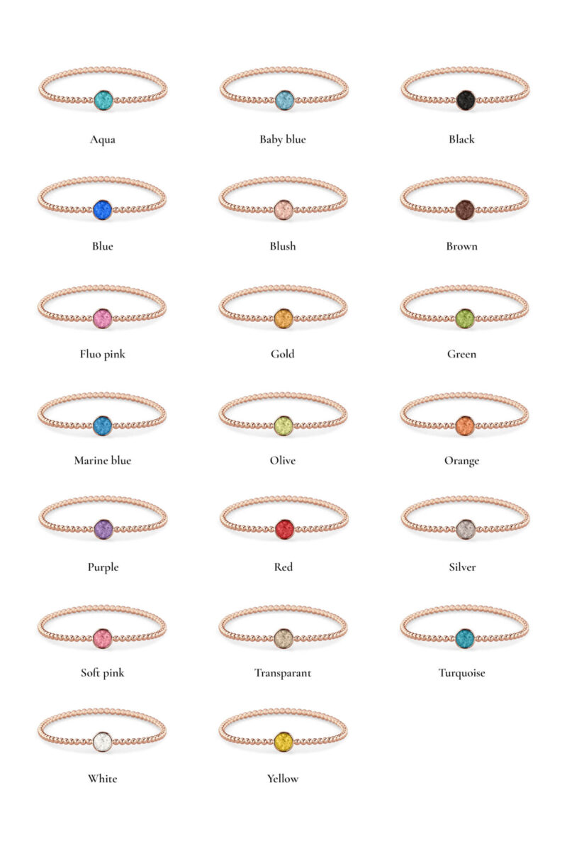 Plain Round Bubble Bracelet - Afbeelding 5
