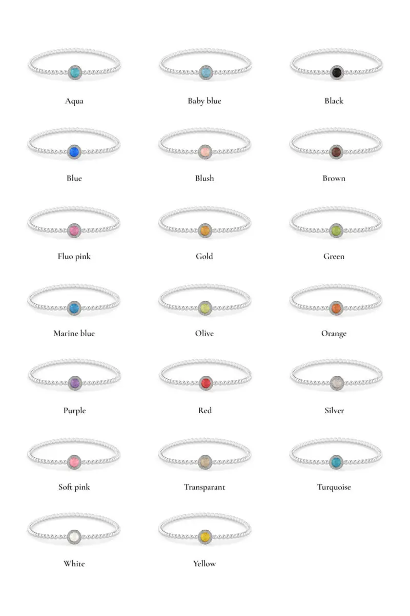 Round Gem Bubble Bracelet - Afbeelding 2