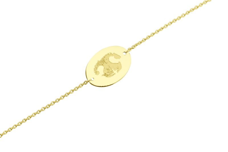 Engraving Bracelet Oval