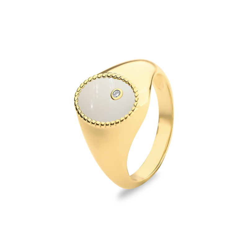 Oval Ring Diamond