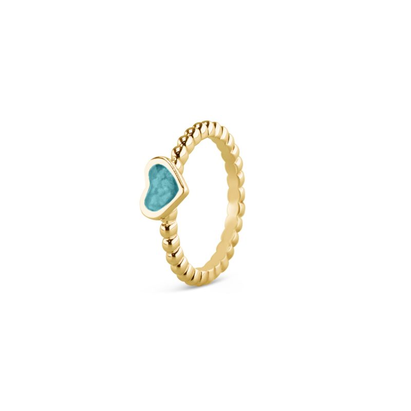 Bubble Band Heart Ring