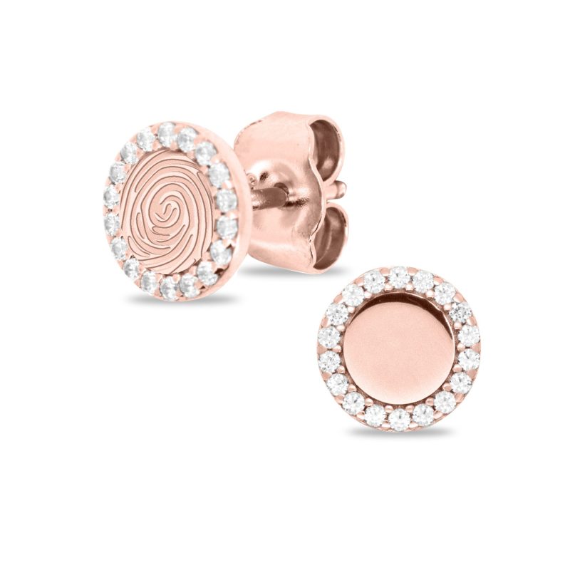 Gem engraving ear studs - Afbeelding 3