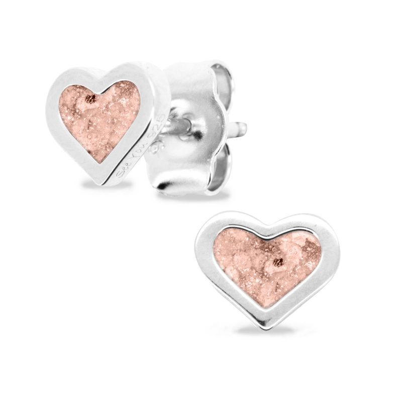 Heart ear studs - Afbeelding 2