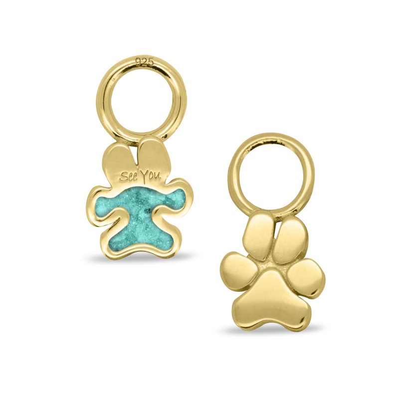 Paw ear pendants