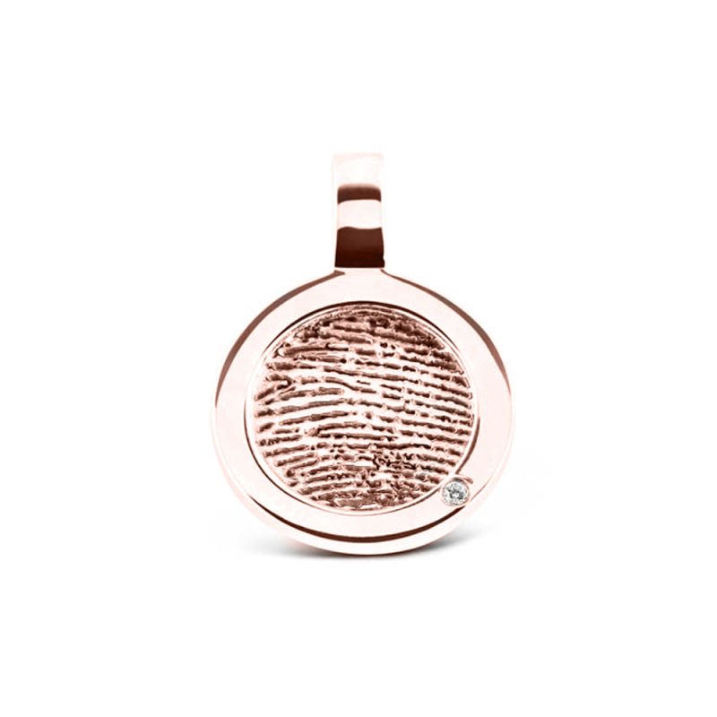 Round Fingerprint Pendant - Image 3