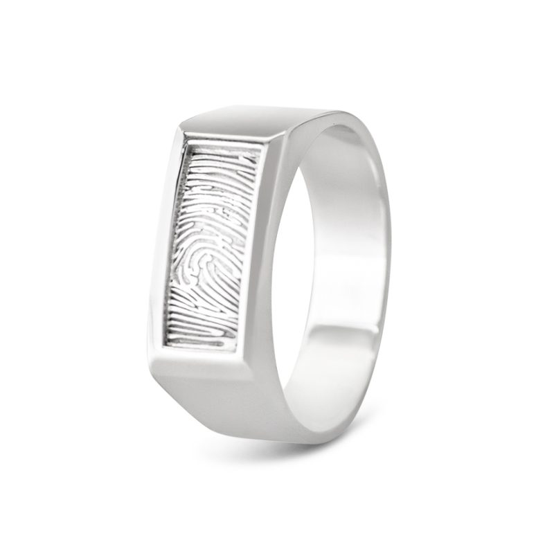 Unisex Fingerprint Ring - Image 2