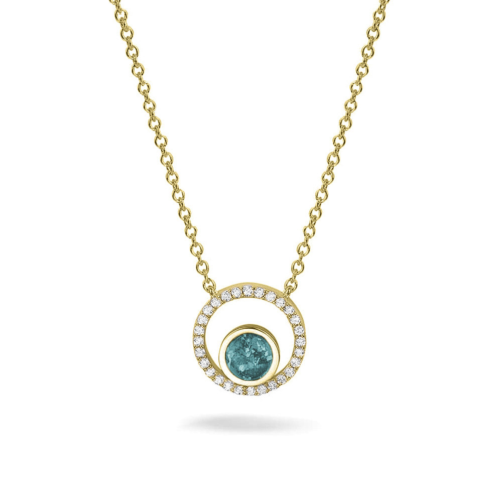Circle Gem Necklace