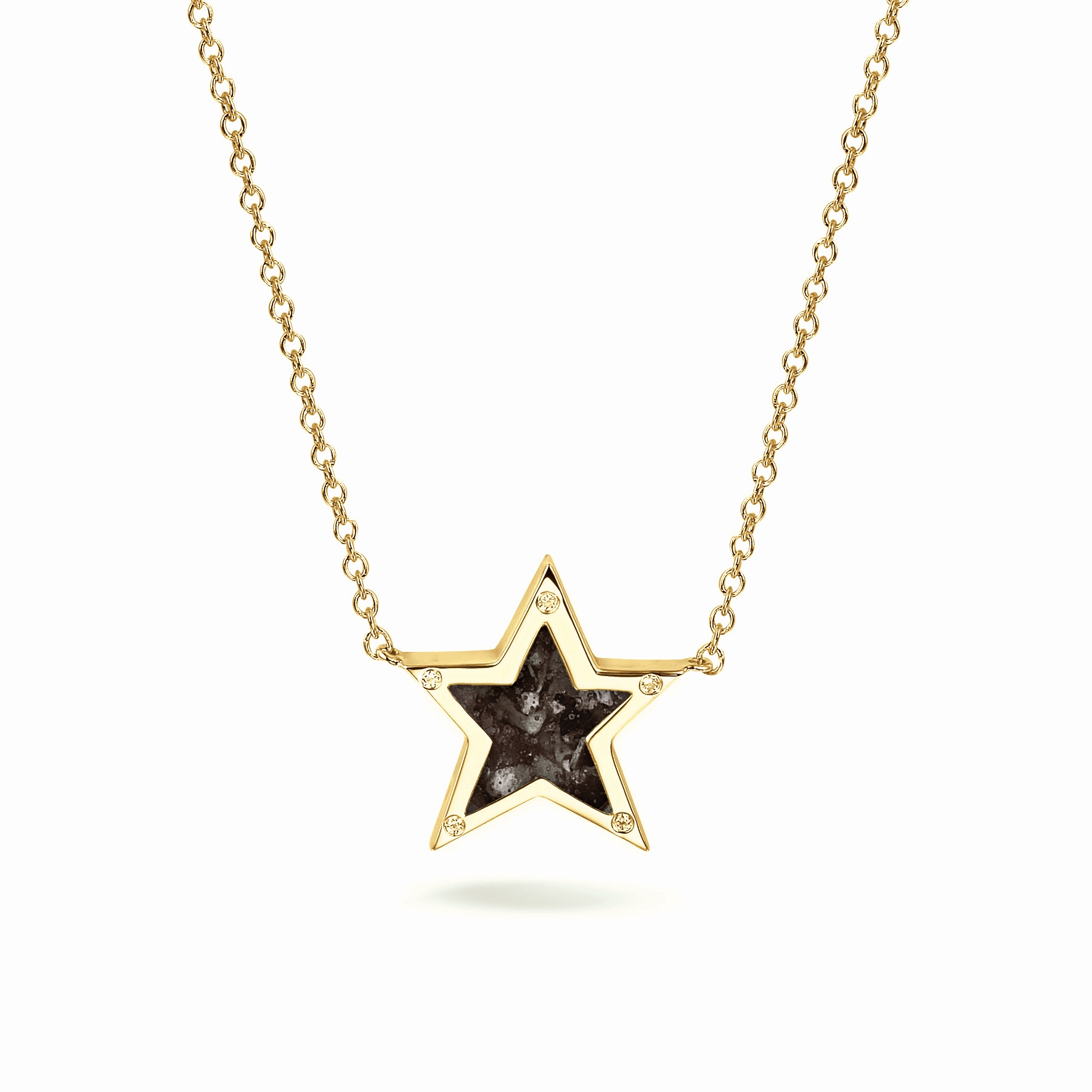 Star Gem Yellow Plated Necklace