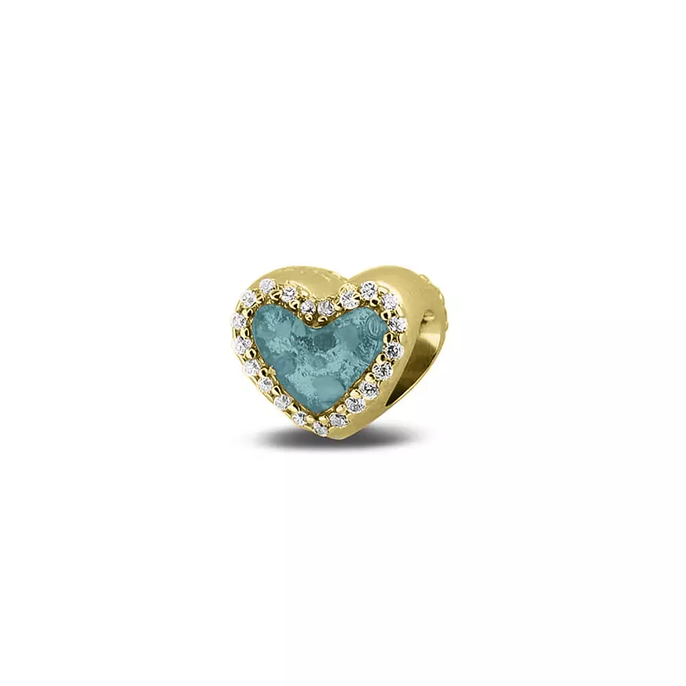 Heart Gem Charm
