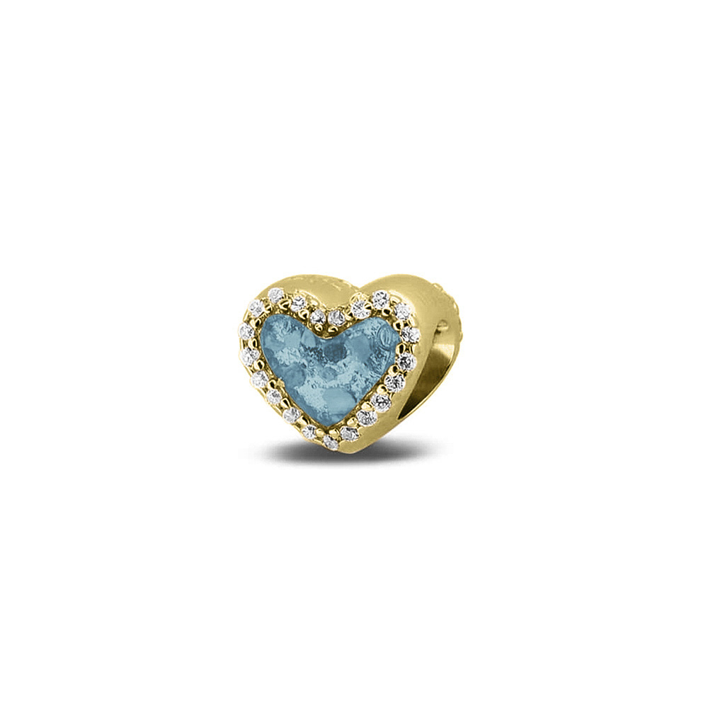 Heart Gem Charm