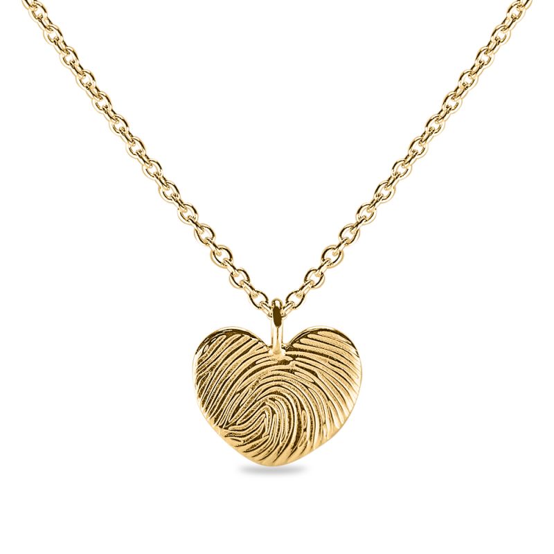 Heart Engraving Pendant Large