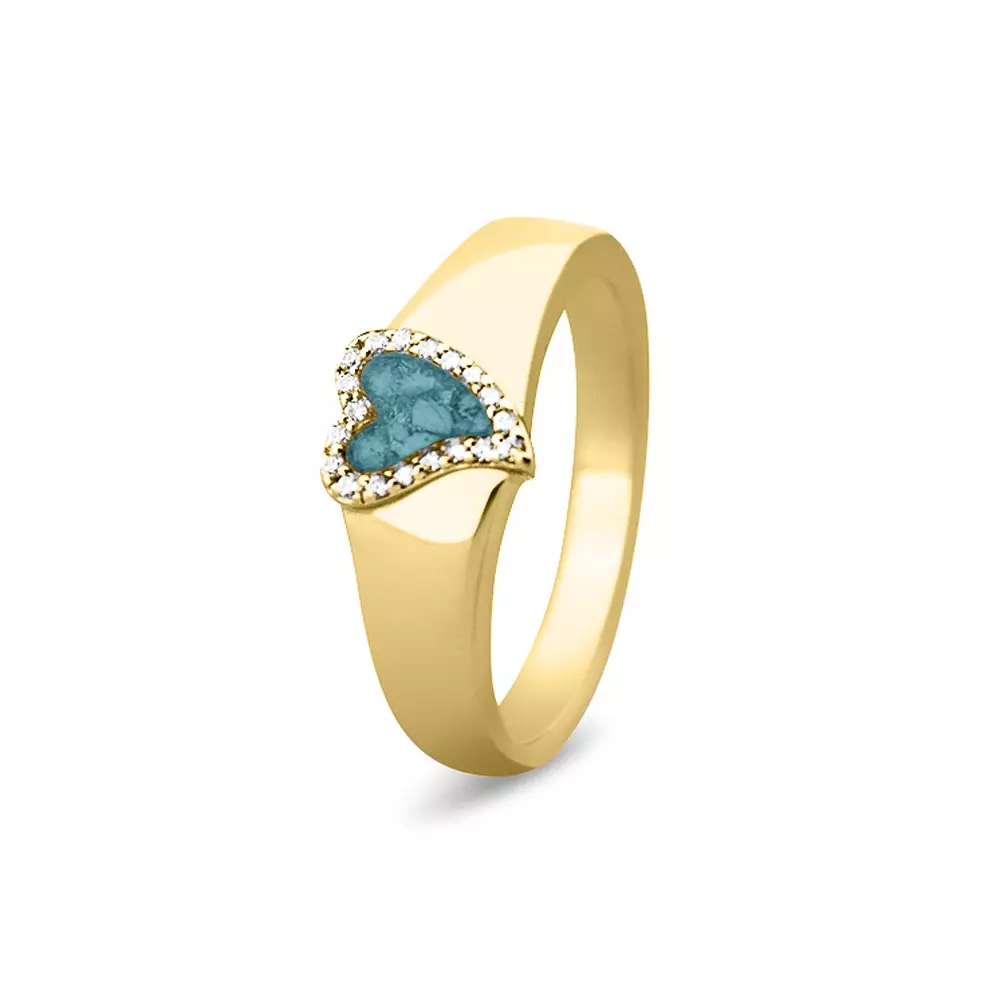 Gems Heart Ring