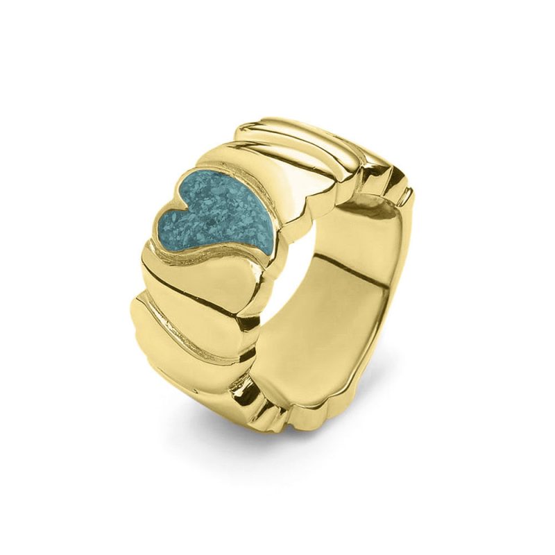 Wide Heart Ring