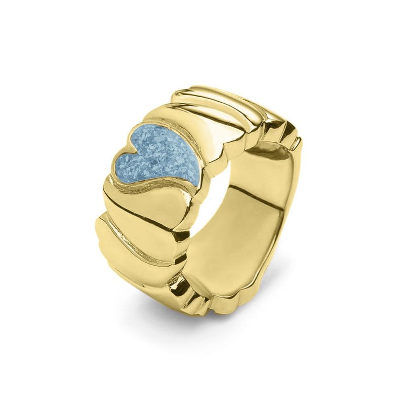 Wide Heart Ring